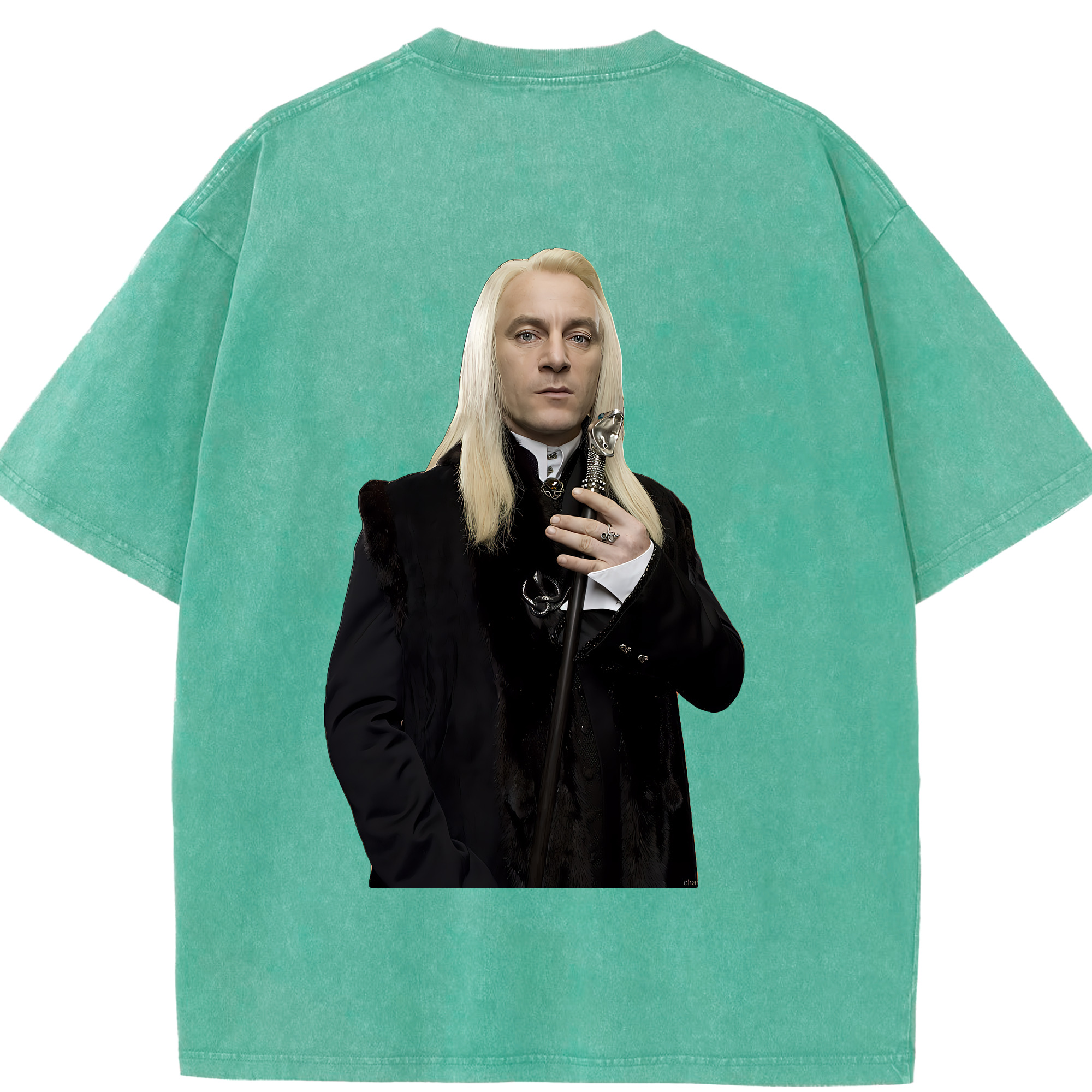 （画像用） Harry Potter ハリー・ポッターシリーズ 綿100% ヴィンテージ風 半袖Tシャツ（背面プリント）